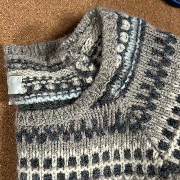 Loft Women’s Knit Rayon Cotton Rabbit Hair Blend Sweater Beige size Large - Picture 15 of 15